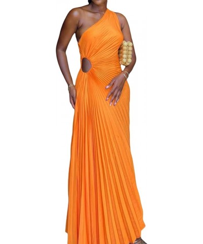 Womens Pleated Tube Maxi Dress Sleeveless Sexy Off Shoulder Strapless Long Dress Backless Ruffle Plisse Party Dress Pleated O...