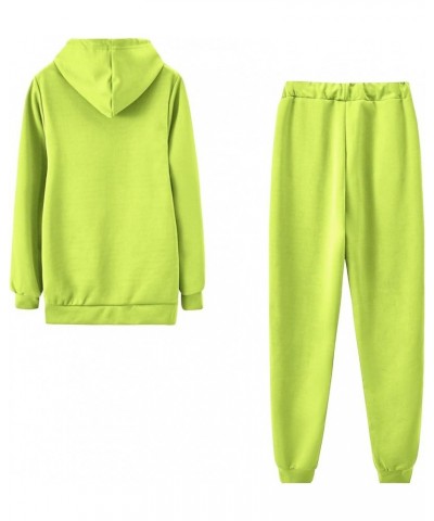 Women Pullover Hoodie Pockets Sweatpants Sport Jogger Sweatsuit A-green on Sale $9.17 Hoodies & Sweatshirts