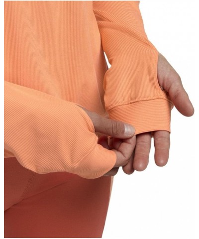 Women's Dri-FIT Element Running 1/2 Zip Mid Layer Top Shirt Orange Trance/Light Orange Chalk $29.40 Activewear