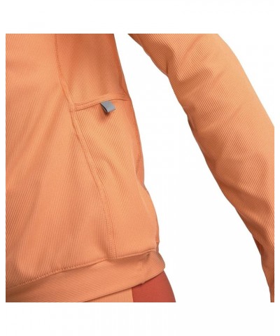 Women's Dri-FIT Element Running 1/2 Zip Mid Layer Top Shirt Orange Trance/Light Orange Chalk $29.40 Activewear