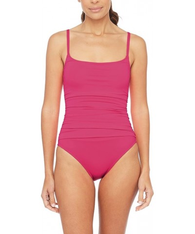 Island Goddess Rouched Body Lingerie Mio One Piece Swimsuit Ginger $20.97 Swimsuits