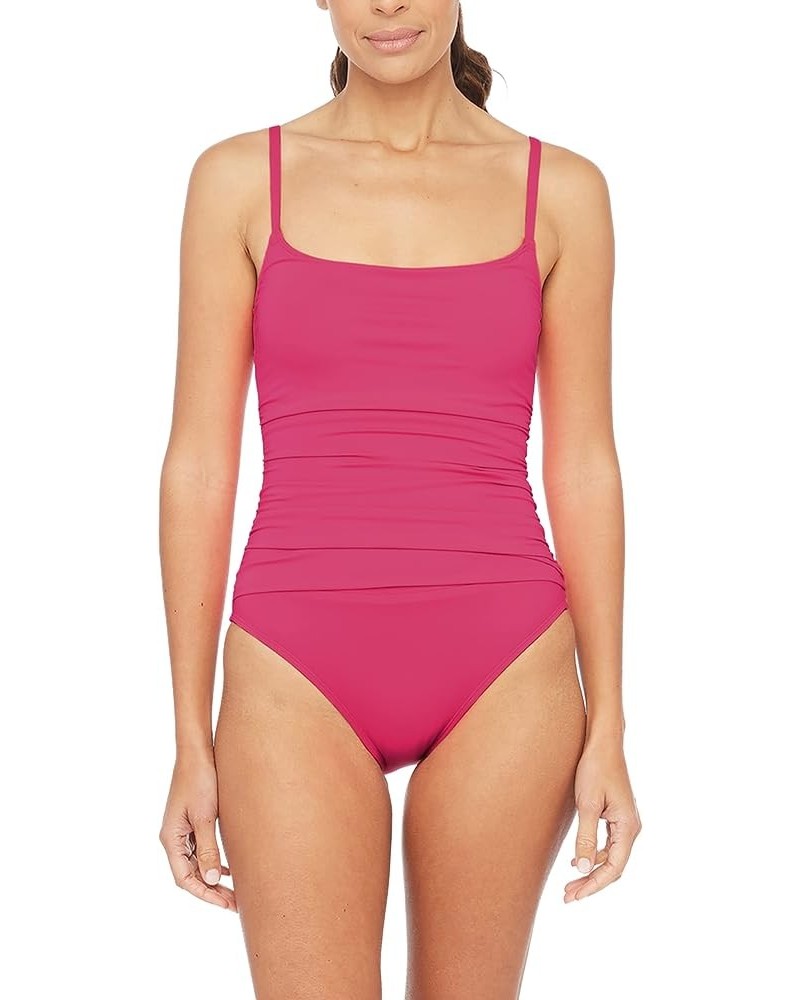 Island Goddess Rouched Body Lingerie Mio One Piece Swimsuit Ginger $20.97 Swimsuits