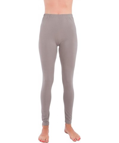 Premium Ultra Soft High Rise Waist Full Length Regular and Plus Size Leggings Lt.grey $21.56 Others