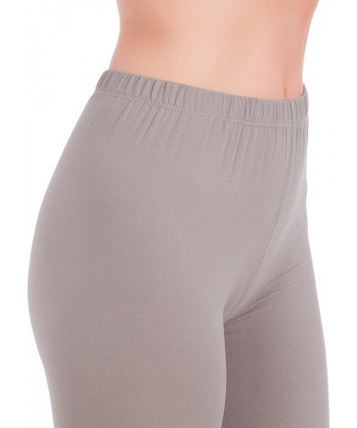 Premium Ultra Soft High Rise Waist Full Length Regular and Plus Size Leggings Lt.grey $21.56 Others