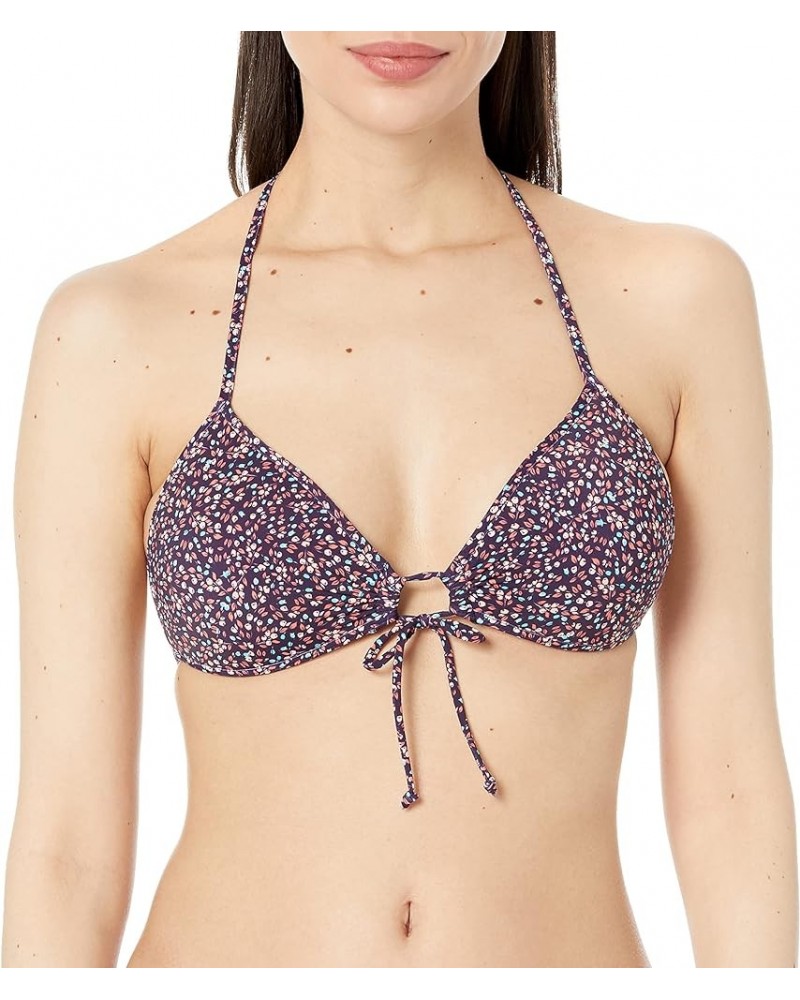 Women's Summer Molded Cup Push Up Triangle Bikini Top Swimsuit Wildflowers $14.64 Swimsuits