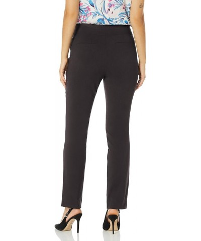 Women's Easy Pull on Pant with Welt Pockets True Black $15.53 Pants