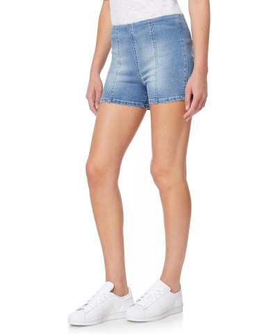 Women's Pull on Denim Shorts High-Rise Insta Soft Juniors $17.33 Shorts