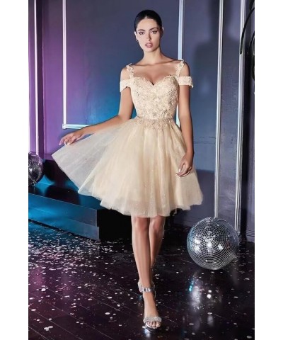 Short Homecoming Dresses for Teens Lace Appliques Tulle Prom Dress for Women Mini Cocktail Dress Teal $25.01 Dresses