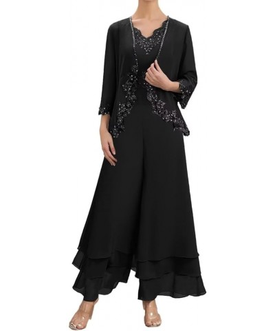 Mother of The Bride Pants Suits for Wedding Guest Dresses Lace Mother of Bride Dresses with Jackets Purple $36.97 Suits