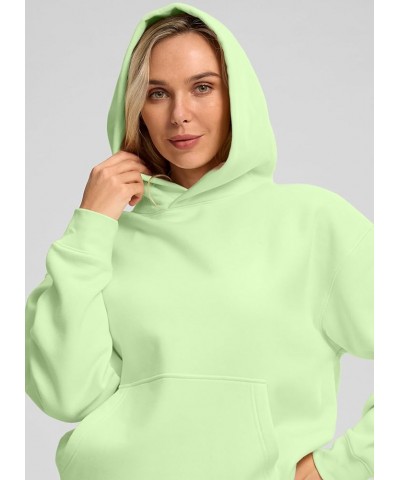 Hoodies for Women Oversized Fleece Sweatshirt with Pocket Loose Fit Casual Athletic Workout Pullover Light Green $23.51 Activ...