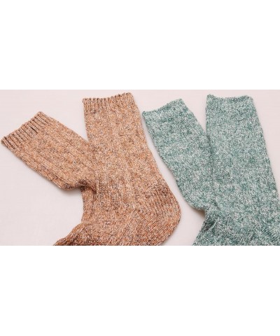 Women's Socks Cotton Knit Casual Crew Socks Thick Knit Warm Wool Slouch Socks Gift Socks for Women,Size 5-10W502 Multi-042 $1...