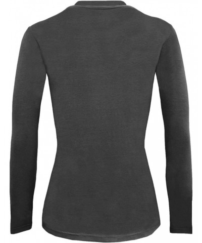 Women's Under Scrub Tee Crew Neck Long Sleeve T-Shirt 3 - Pack (Charcoal, Large) $23.08 T-Shirts