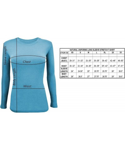 Women's Under Scrub Tee Crew Neck Long Sleeve T-Shirt 3 - Pack (Charcoal, Large) $23.08 T-Shirts