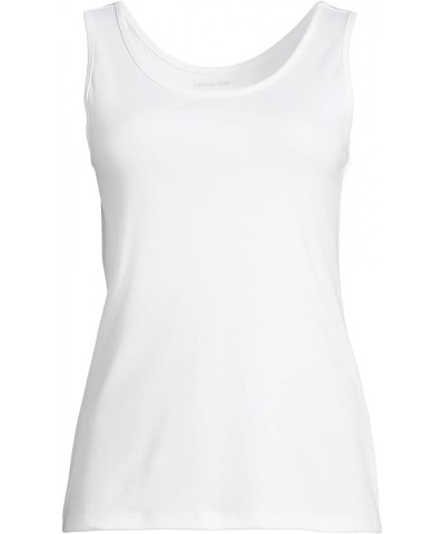 Women's Cotton Tank Top White $9.27 Tanks