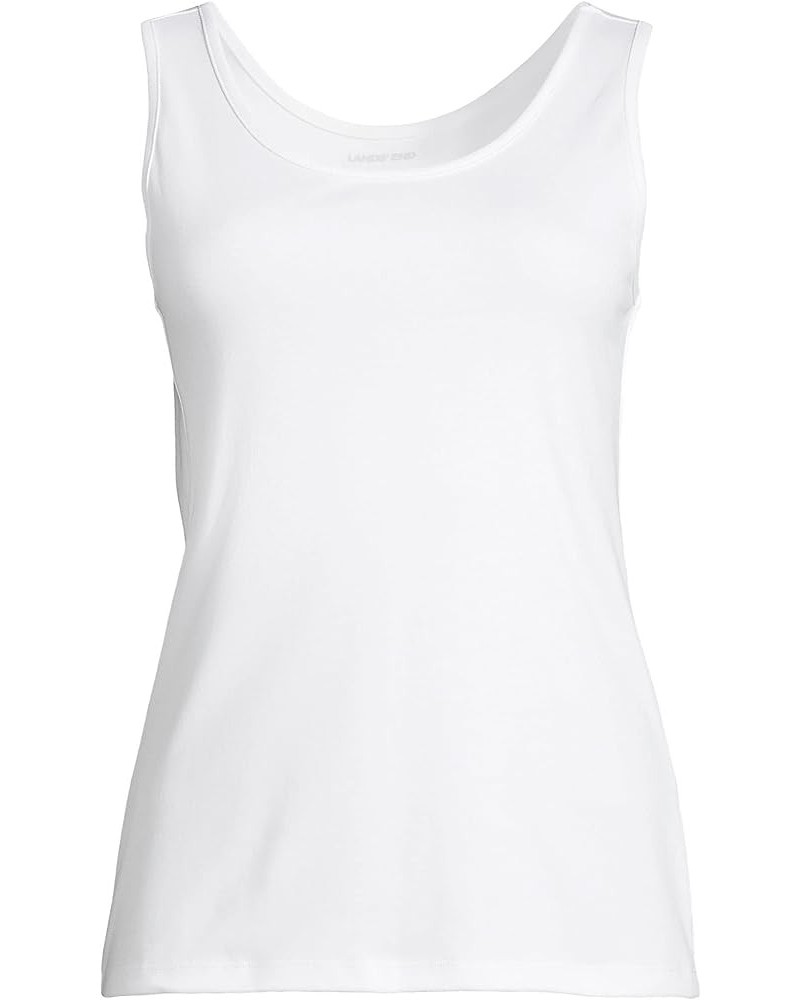 Women's Cotton Tank Top White $9.27 Tanks