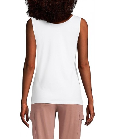 Women's Cotton Tank Top White $9.27 Tanks