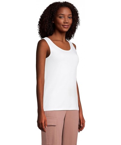 Women's Cotton Tank Top White $9.27 Tanks