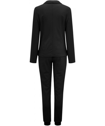 Pant Suits for Women Business Casual Blazer Sets 2 Piece Outfits Womens Business Professional Outfits Plus Size Suits Black $...