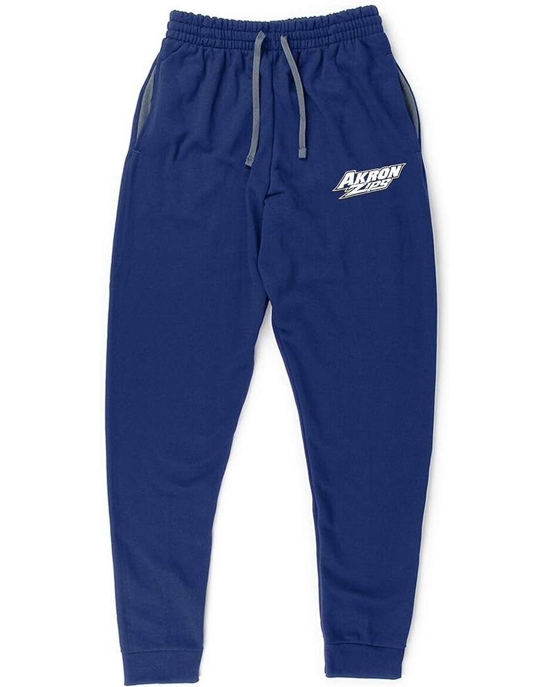 University of Akron Zips Sweatpants Joggers Pocket Unisex Adult College Apparel Navy $19.46 Pants