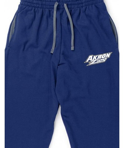 University of Akron Zips Sweatpants Joggers Pocket Unisex Adult College Apparel Navy $19.46 Pants