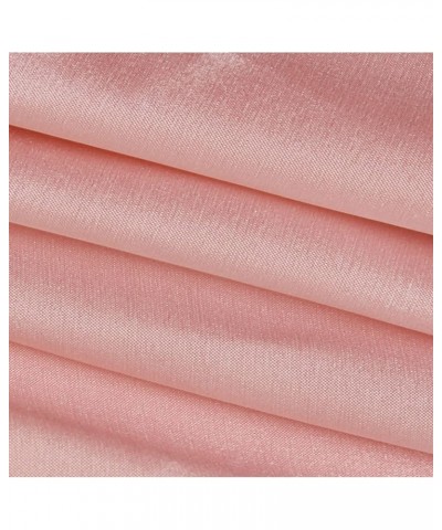 Women's Satin Cowl Neck Sleeveless Split Hem Backless Cocktail Party Maxi Long Dress Pink $27.55 Dresses