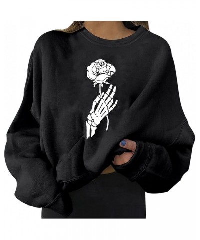 Hoodies for Teen Girls 14-16 Aesthetic Fashion Women's Warm Sweatshirt Casual Long Sleeve O Neck Soft Love Z101-black $10.25 ...