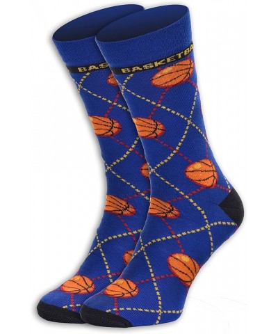 Sports-Themed Socks Large, Shoe Size 9-12 Basketball $8.61 Socks