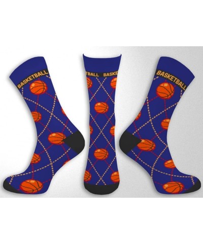 Sports-Themed Socks Large, Shoe Size 9-12 Basketball $8.61 Socks