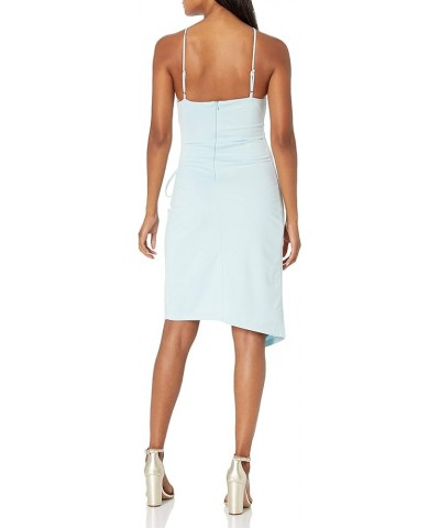 Women's Aerin Surplice V-Neck Sleeveless Faux Wrap Bodycon Midi Dress Starlight Blue $26.08 Dresses