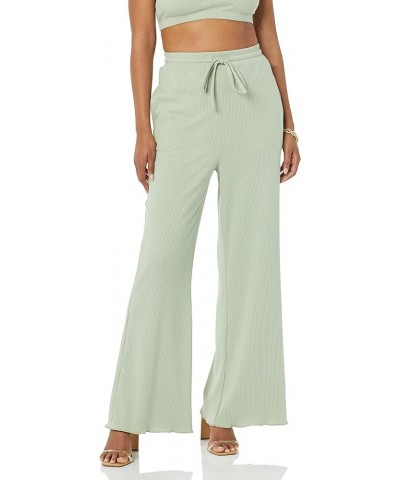 Women's Plus Size Mila Wide Leg Pant Desert Sage $15.02 Pants