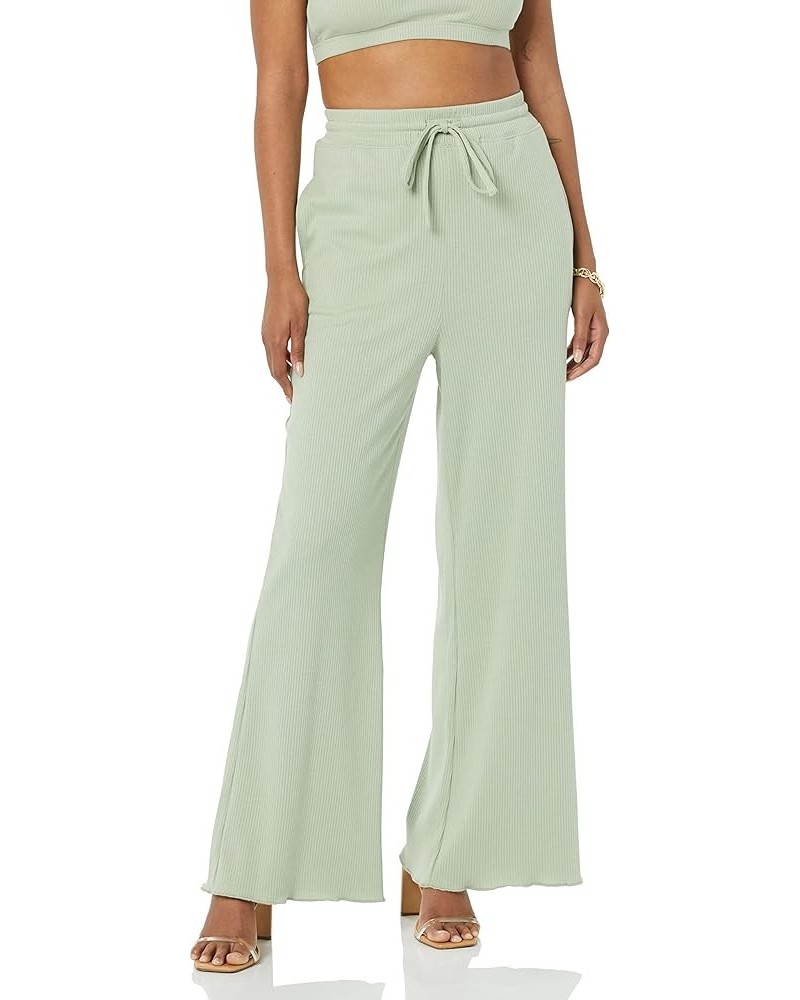 Women's Plus Size Mila Wide Leg Pant Desert Sage $15.02 Pants