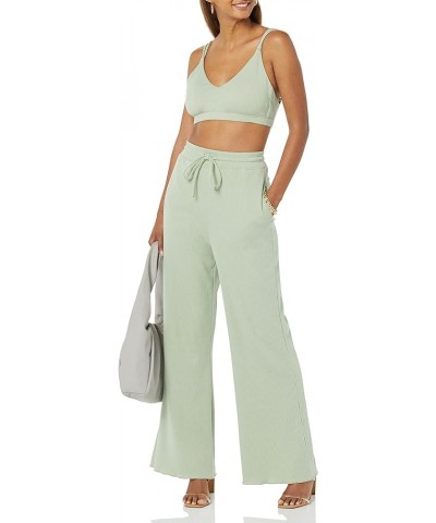 Women's Plus Size Mila Wide Leg Pant Desert Sage $15.02 Pants