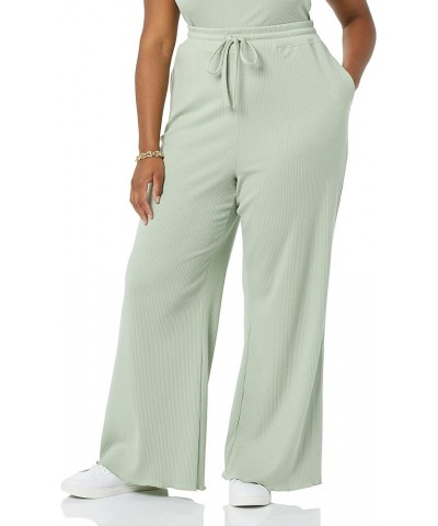 Women's Plus Size Mila Wide Leg Pant Desert Sage $15.02 Pants