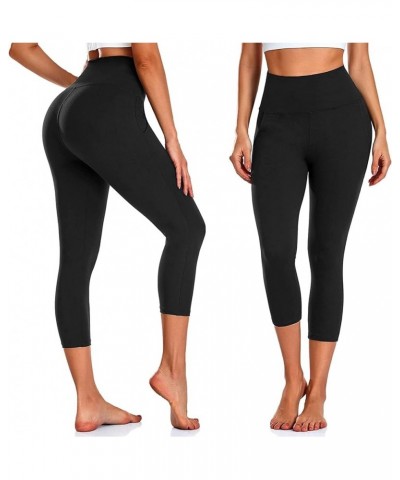 Leggings with Pockets for Women - Yoga Pants with Pockets,Soft High Waist Tummy Control Non See Through Workout Pants Small-M...