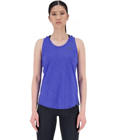 Women's Q Speed Jacquard Tank Top 22 Marine Blue $20.47 Activewear