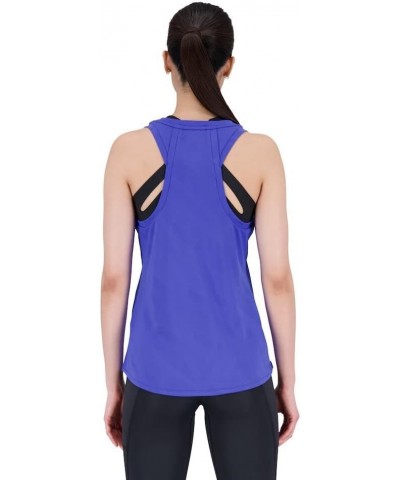 Women's Q Speed Jacquard Tank Top 22 Marine Blue $20.47 Activewear