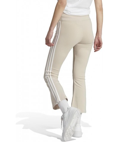 Women's Adicolor Classics 3-Stripes 7/8 Flare Leggings Wonder Beige $12.34 Activewear