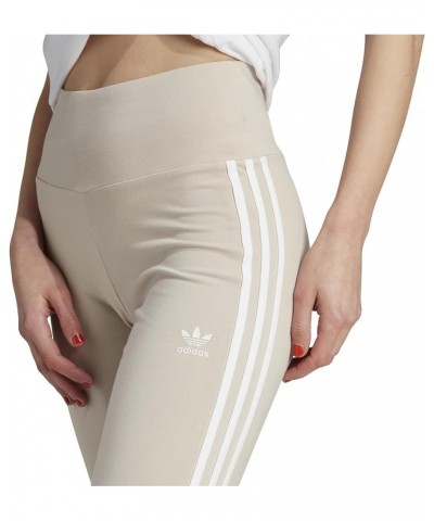 Women's Adicolor Classics 3-Stripes 7/8 Flare Leggings Wonder Beige $12.34 Activewear