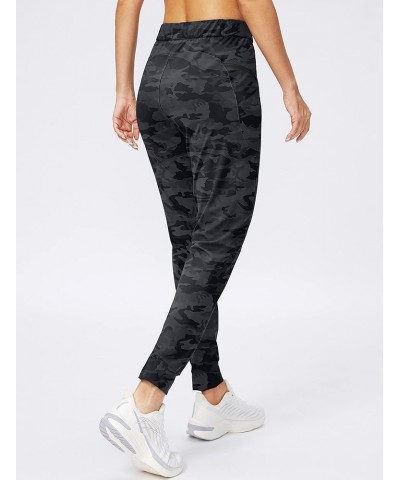 Women's Joggers Pants with Zipper Pockets Stretch Tapered Athletic Joggers for Women Lounge, Jogging, Workout Black Camo $17....