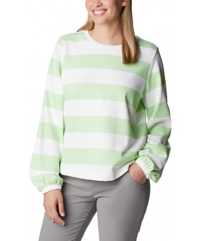 Women's Trek Seasonal Ft Graphic Crew Key West/Rugby Stripe $15.25 Jackets