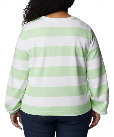 Women's Trek Seasonal Ft Graphic Crew Key West/Rugby Stripe $15.25 Jackets