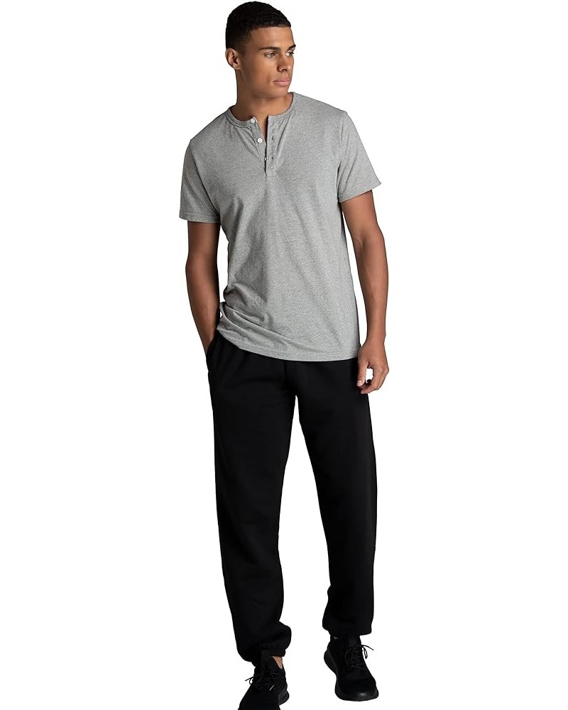 Eversoft Fleece Elastic Bottom Sweatpants with Pockets, Relaxed Fit, Moisture Wicking, Breathable Black Ink $19.87 Sweatpants