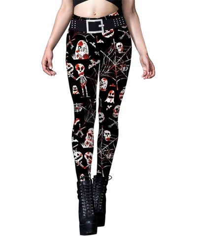 Women's Digital Print Pants Stretchy Ankle Elastic Tights Leggings Pattern 230-1086 $14.74 Pants