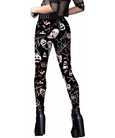 Women's Digital Print Pants Stretchy Ankle Elastic Tights Leggings Pattern 230-1086 $14.74 Pants