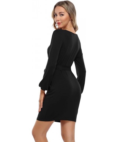 Women Club & Night Out Party Bodycon Dress Bodycon-black $16.38 Dresses