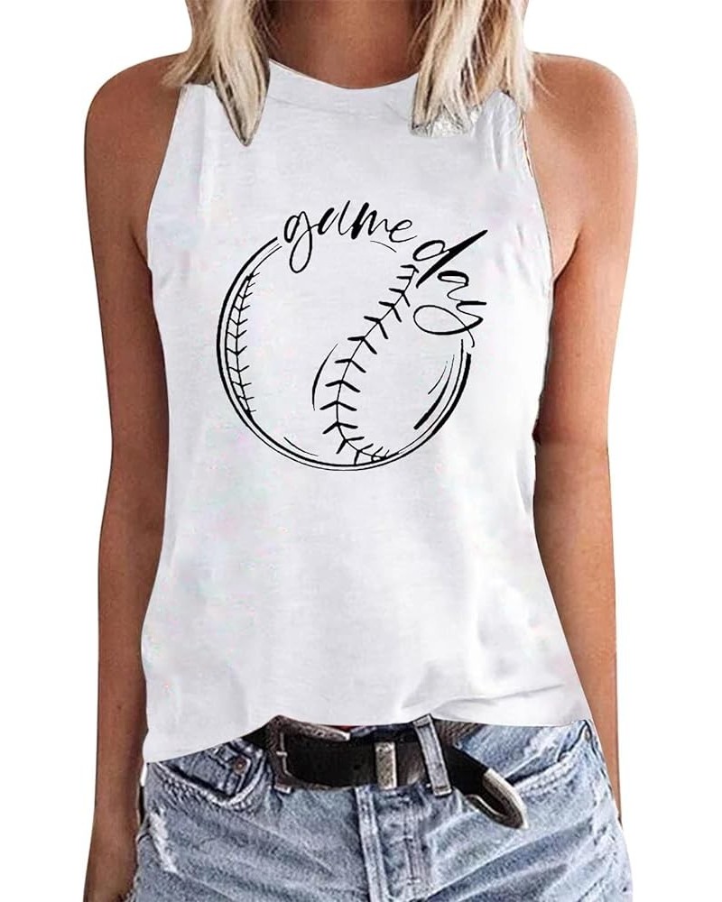 Women Baseball Tank Top Heart Print Baseball Tanks Cute Workout Graphic Casual Summer Sleeveless Shirt Vest Top 01-black $4.7...