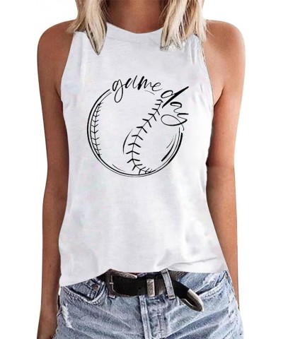 Women Baseball Tank Top Heart Print Baseball Tanks Cute Workout Graphic Casual Summer Sleeveless Shirt Vest Top 01-black $4.7...