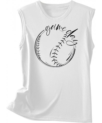 Women Baseball Tank Top Heart Print Baseball Tanks Cute Workout Graphic Casual Summer Sleeveless Shirt Vest Top 01-black $4.7...