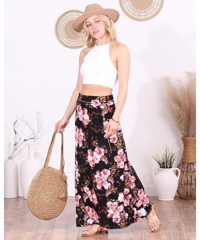 Womens Long Maxi Skirt - Made in USA Long Skirts for Women Trendy - Casual Convertible Sundress Plus Size Maxi Skirt Dt13 $16...