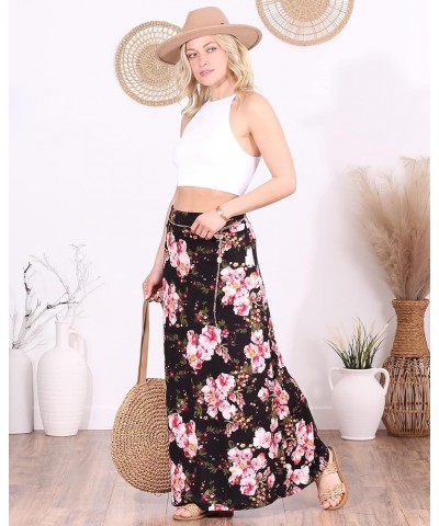 Womens Long Maxi Skirt - Made in USA Long Skirts for Women Trendy - Casual Convertible Sundress Plus Size Maxi Skirt Dt13 $16...